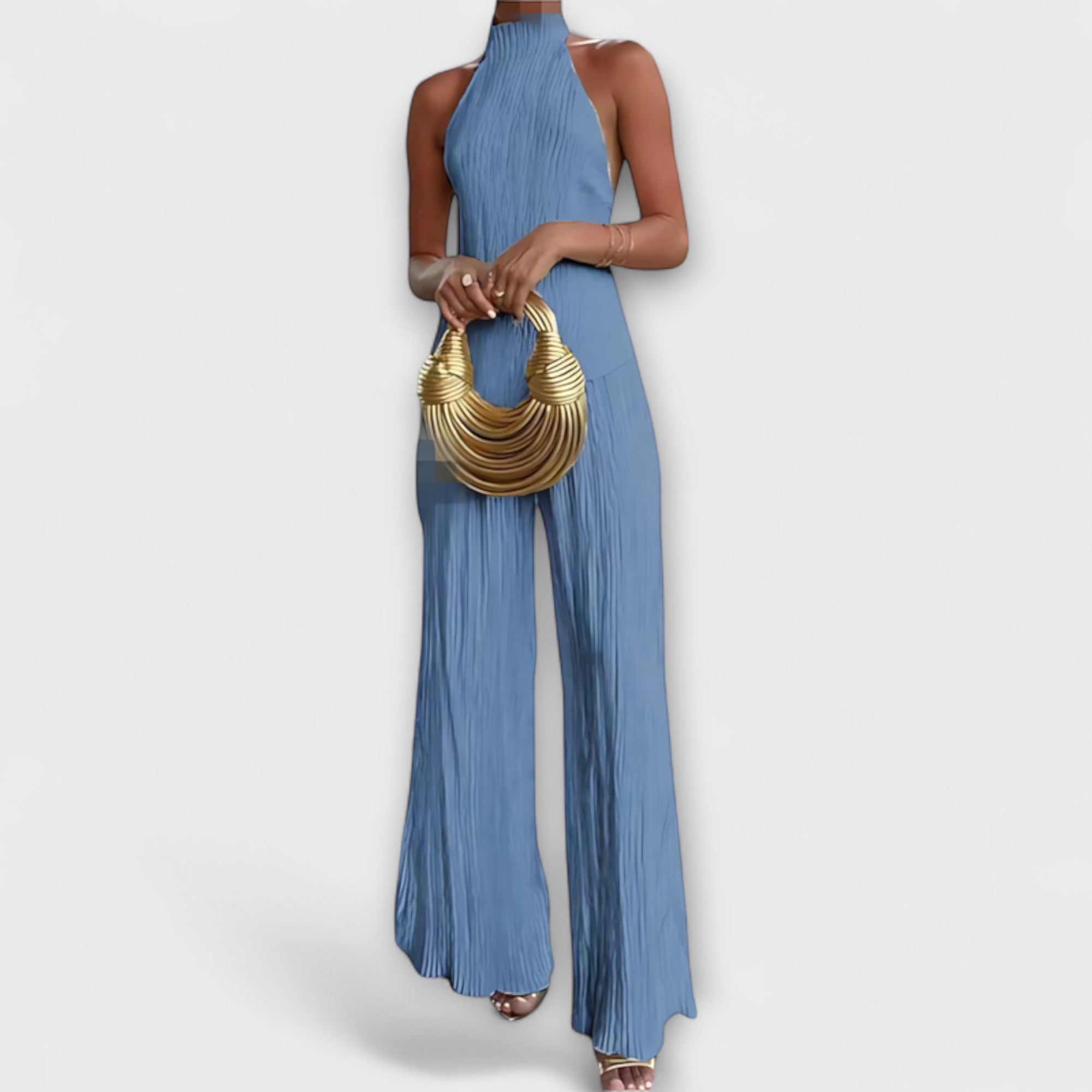 Pilarica - Elegant Pleated Asymmetrical Set