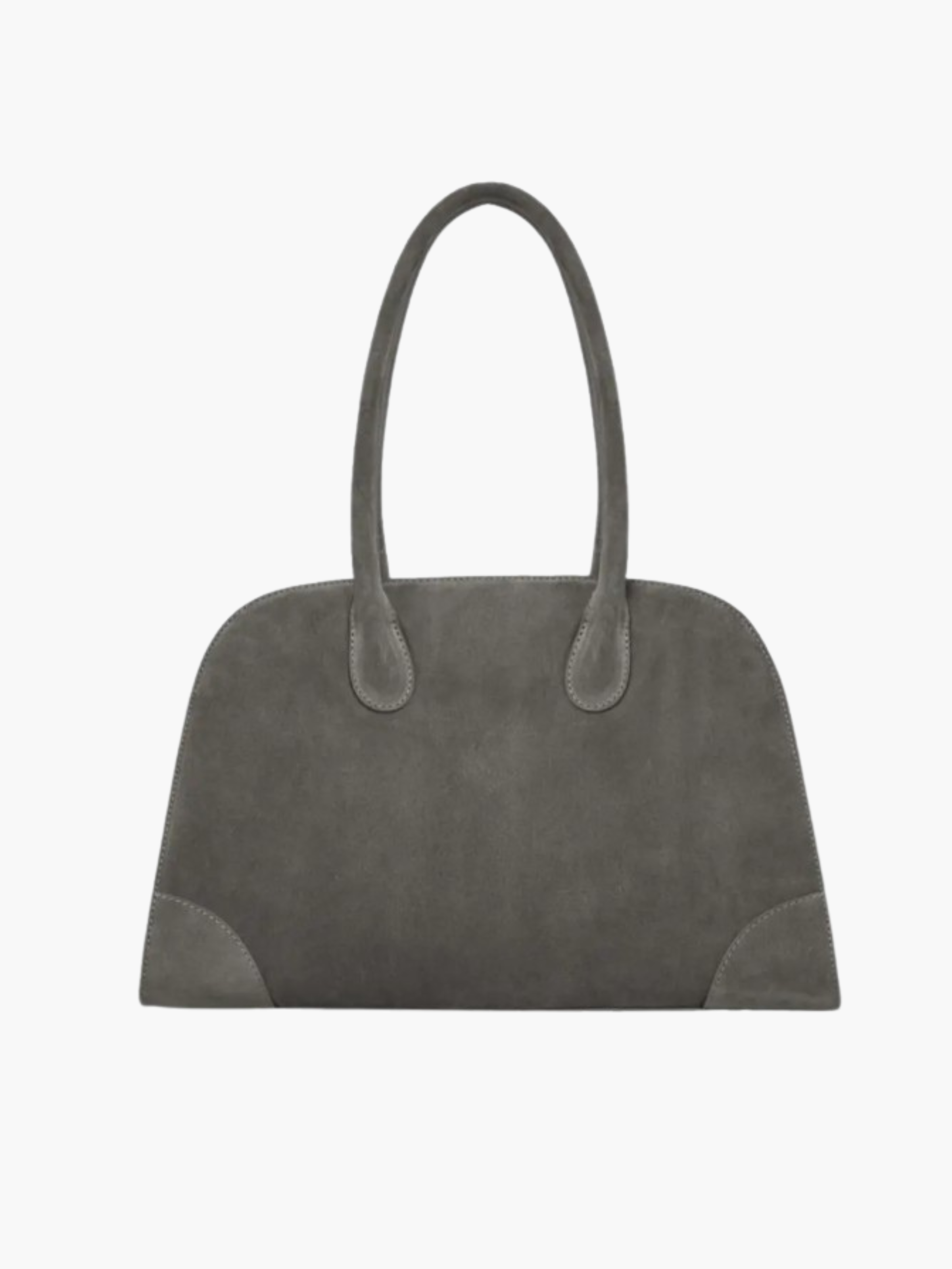 Serif Suede Tote