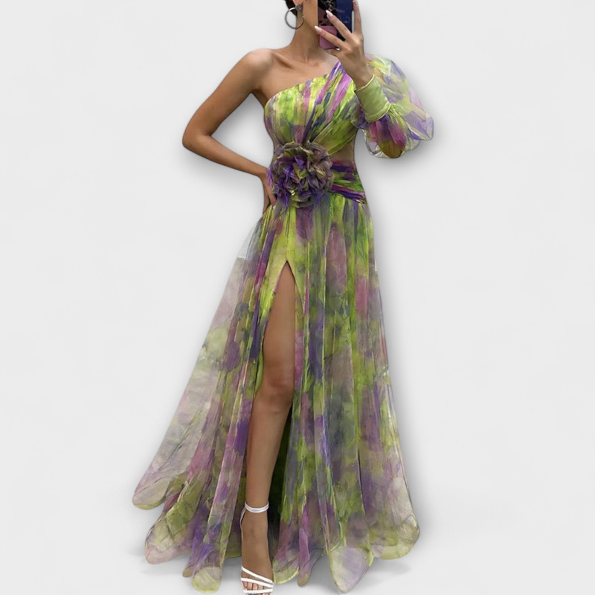 Minna – Asymmetrical Amelie Maxi Dress