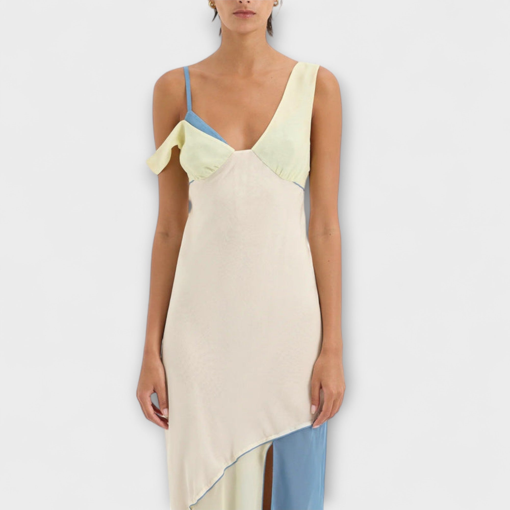 Alora - Thames Midi Dress with Splice Detail