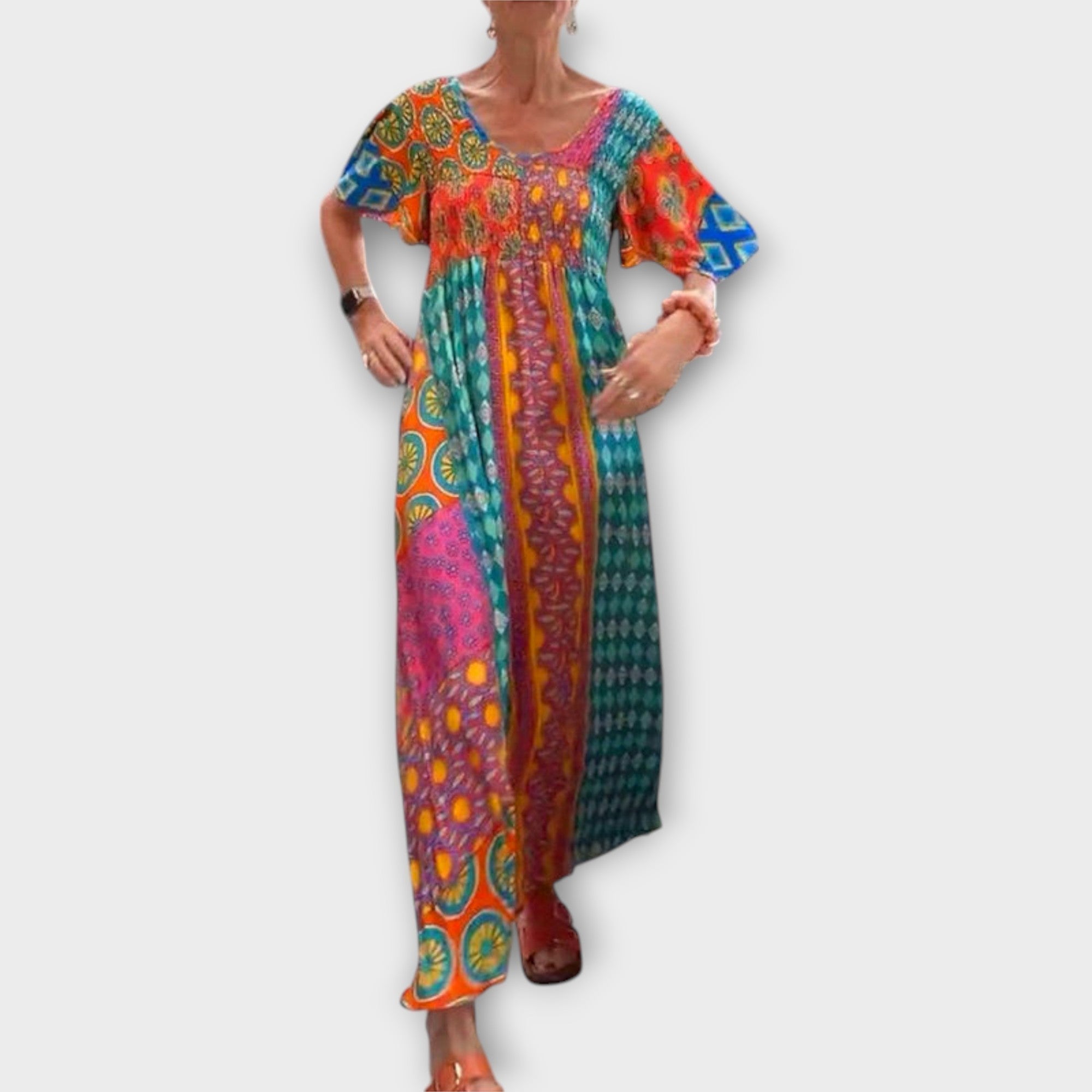 Melania - Vibrant Boho Dress