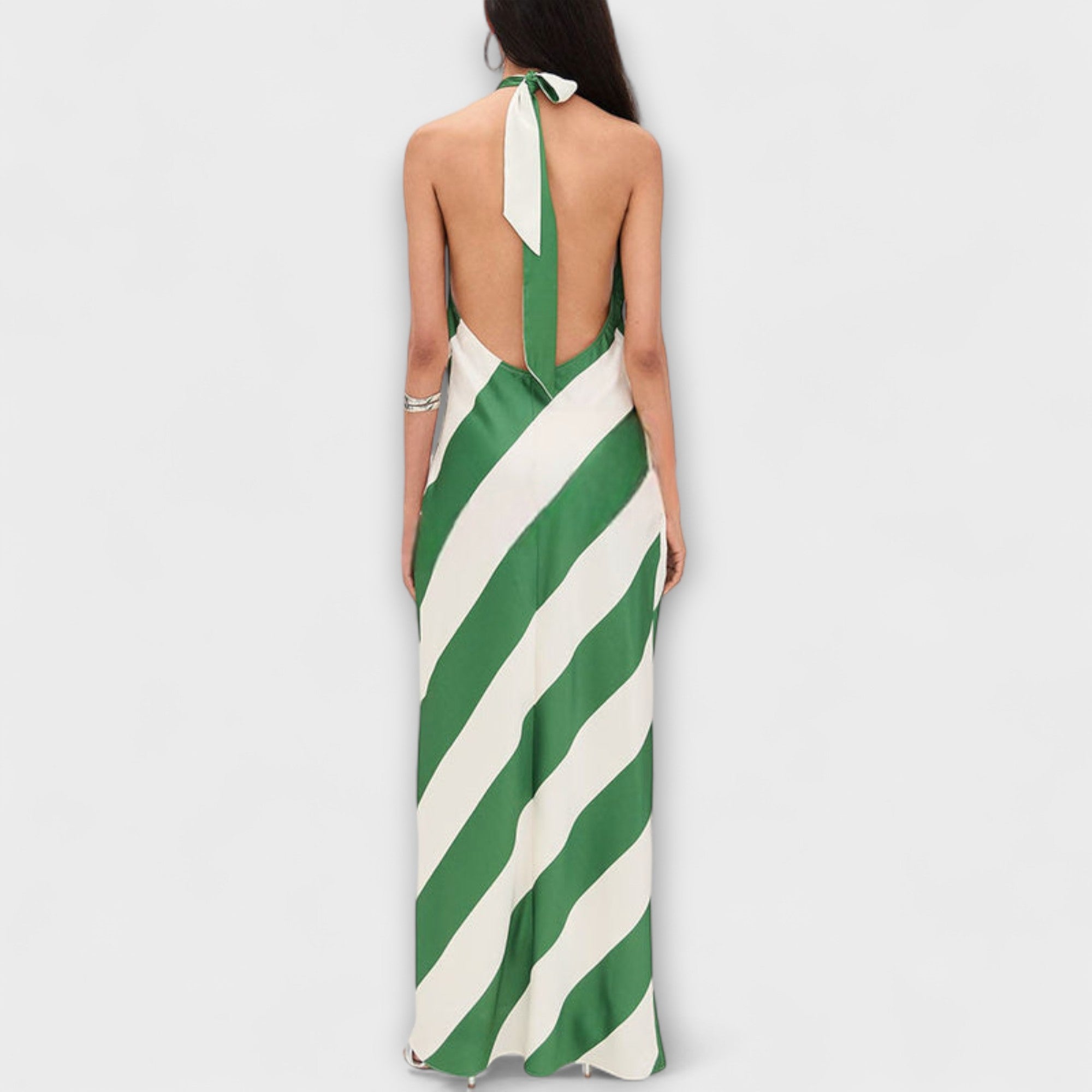 Marlowe - Striped Sleeveless Maxi Dress