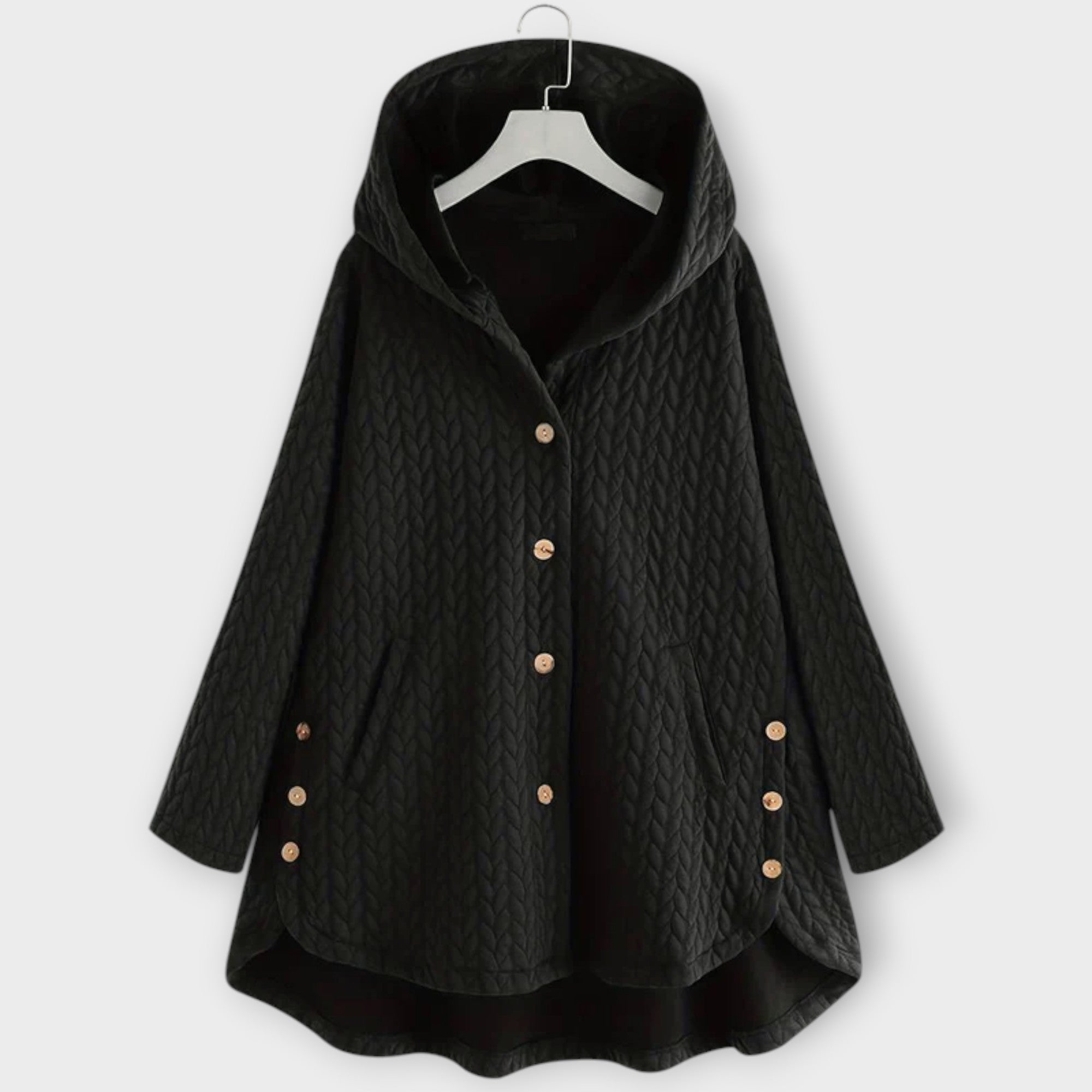 Leslie - Warm Button Placket Jacket