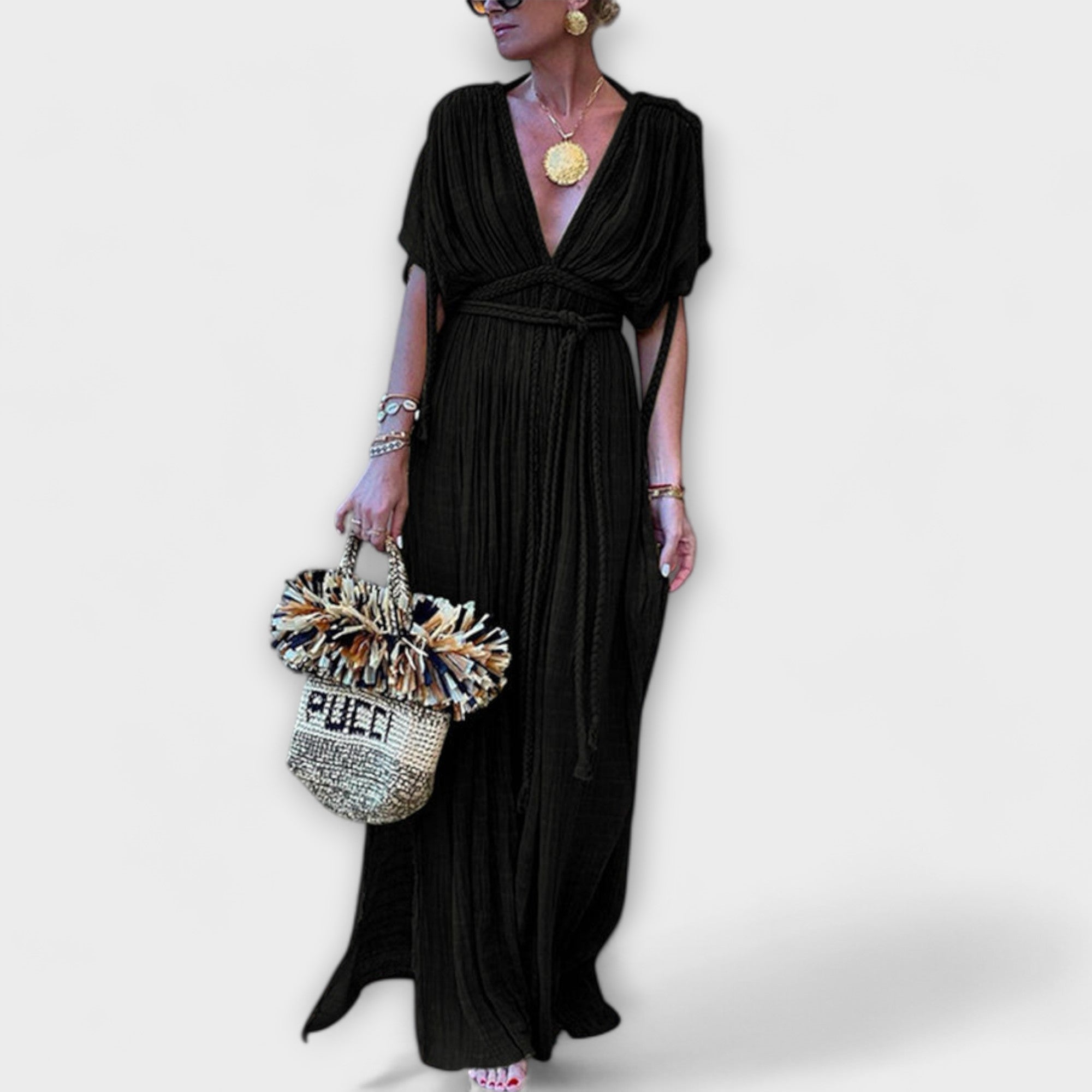 Greek-Style Maxi Dress