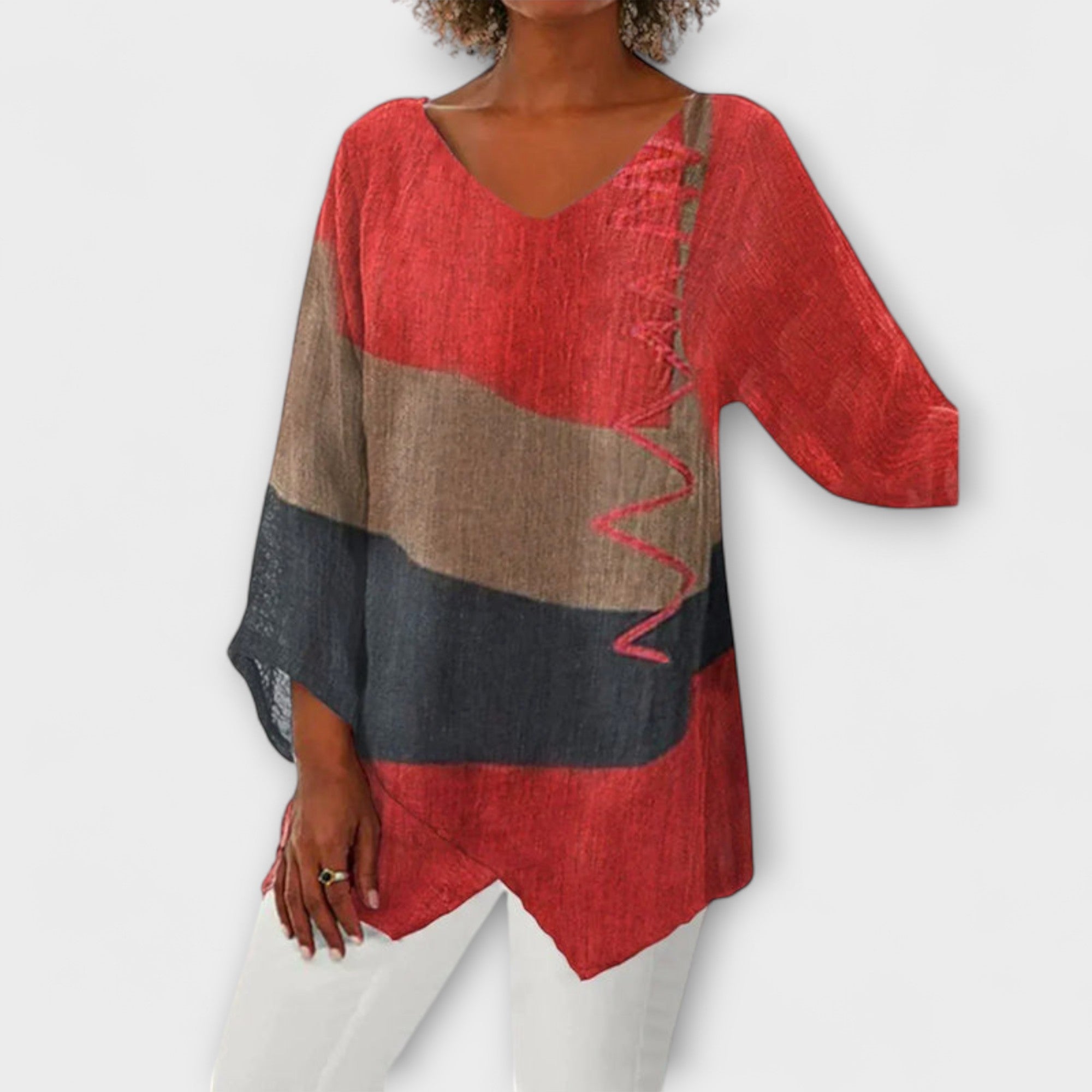 Chloe – Creative V-Neck Tunic