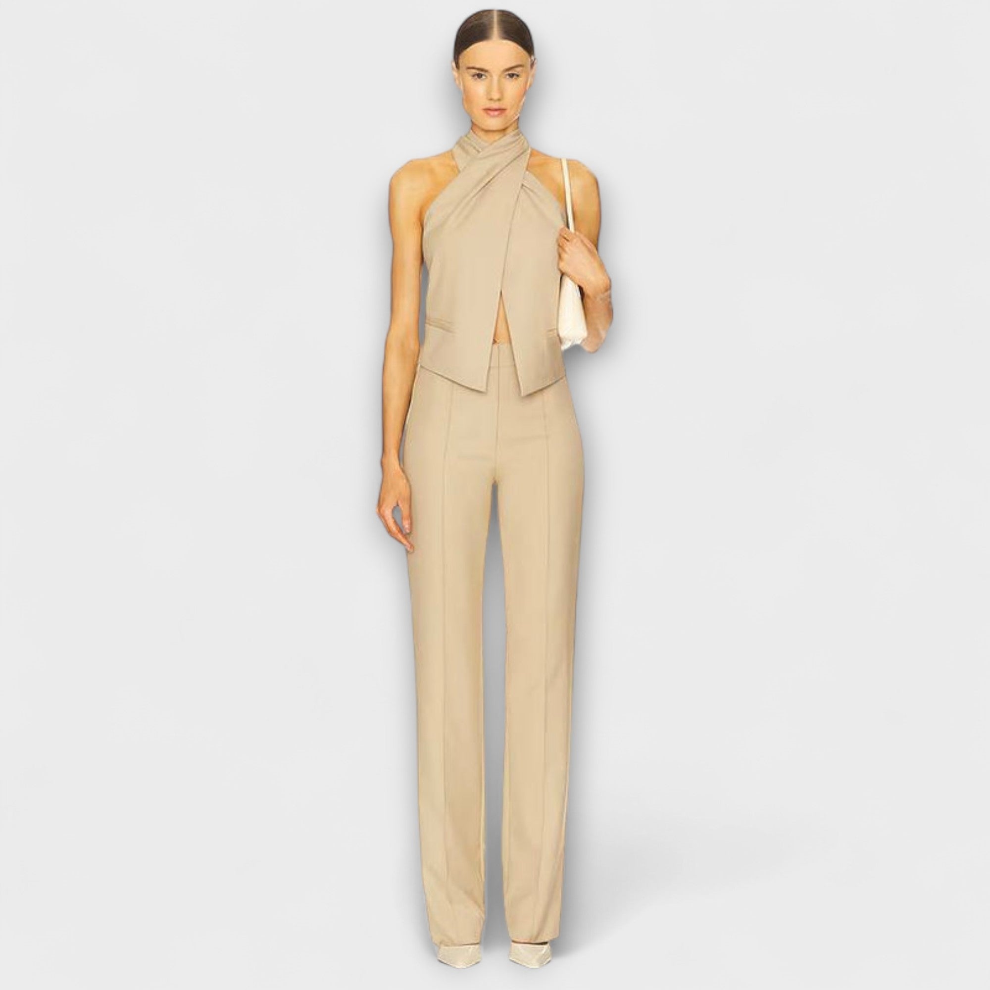 June - Crisscross Halter Neck Tanktop