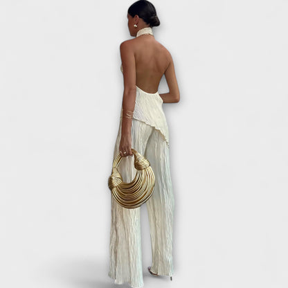 Pilarica - Elegant Pleated Asymmetrical Set