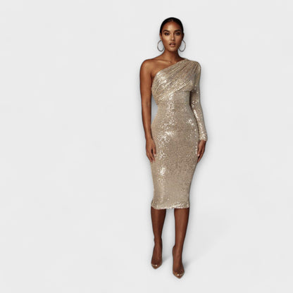 Margely - Evening Dress with Wrap Top