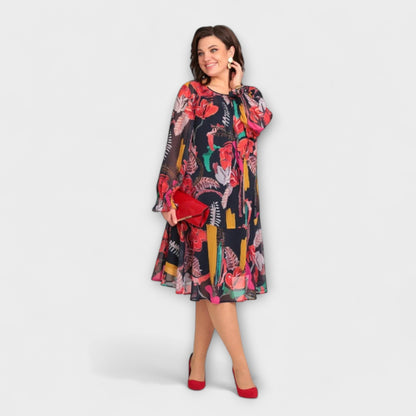 Caroline - Elegant Plus-Size Dress for Ultimate Comfort