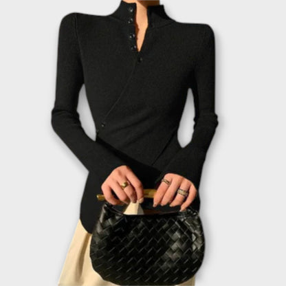 Michiko – Elegant Slim Fit Knit Sweater