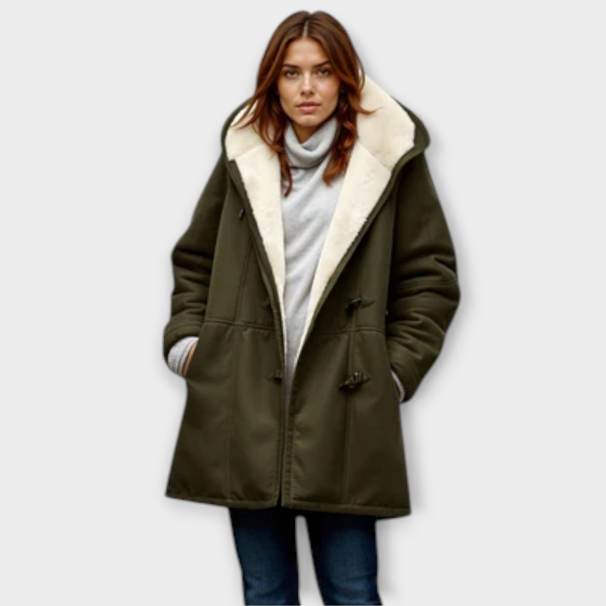 Antonia - Cozy Coat with Faux Fur Lining