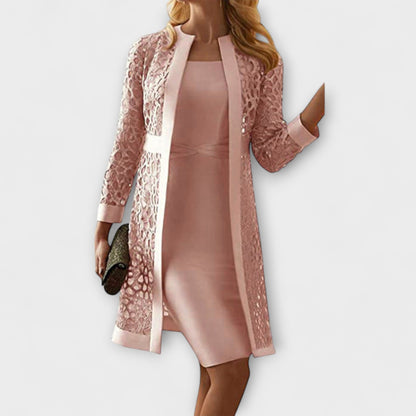 Runa - Elegant Two-Piece Lace Dress