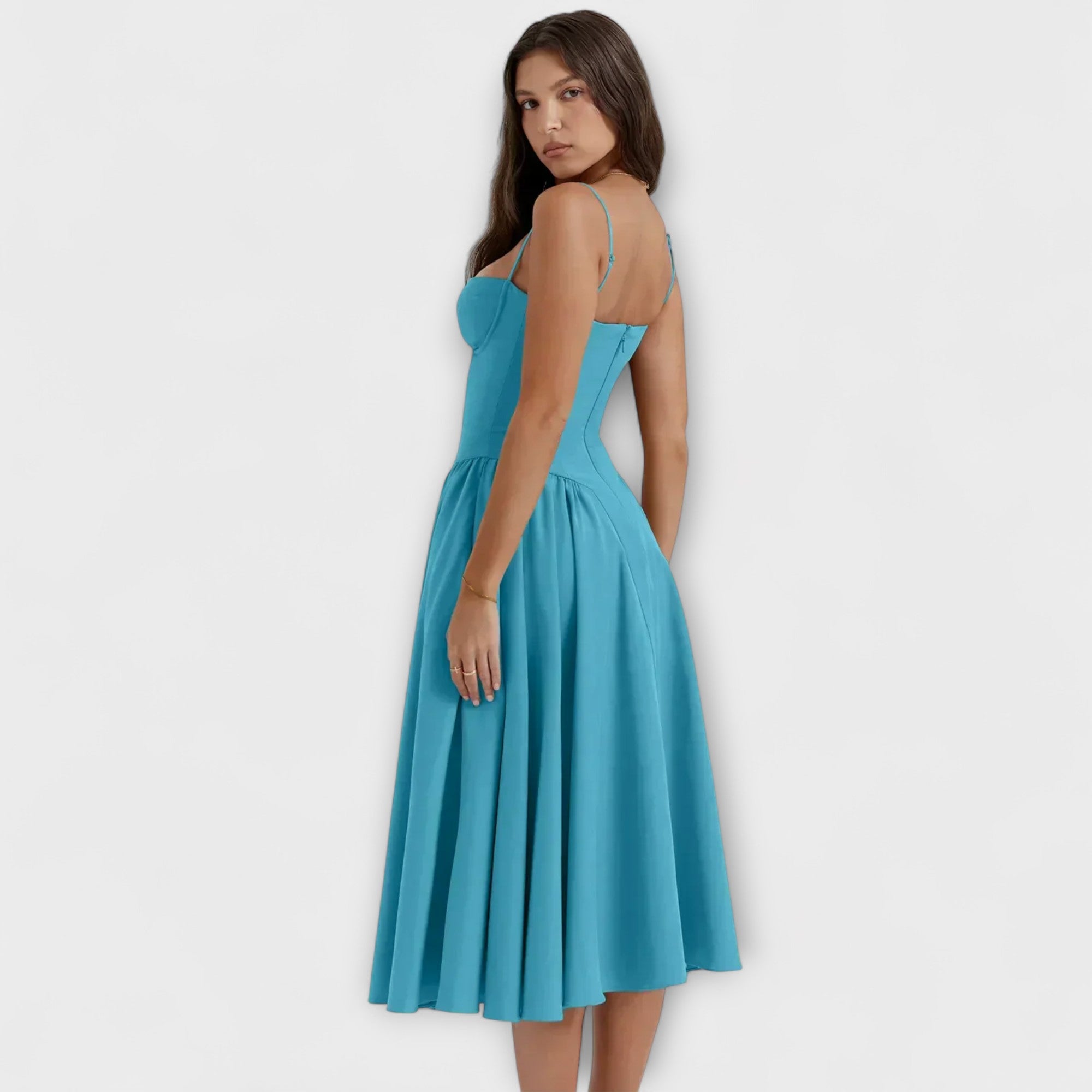 Rosalie - Refined Sleeveless Corset Dress