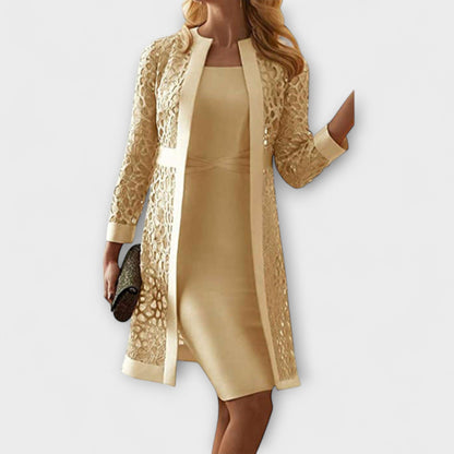 Runa - Elegant Two-Piece Lace Dress