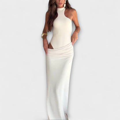 Minna - Seductive Sleeveless Cut-Out Dress