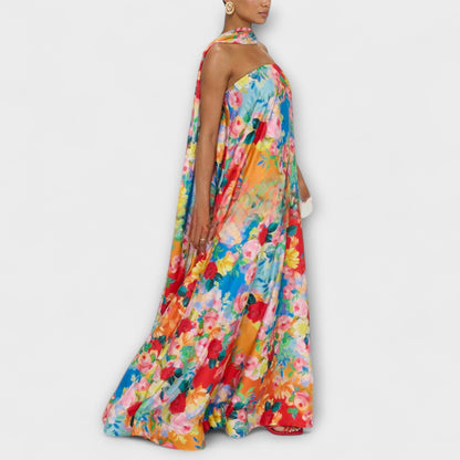 Harlow - Off-Shoulder Floral Maxi Dress