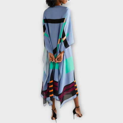 Elenora - Locker Cut Geometric Kaftan