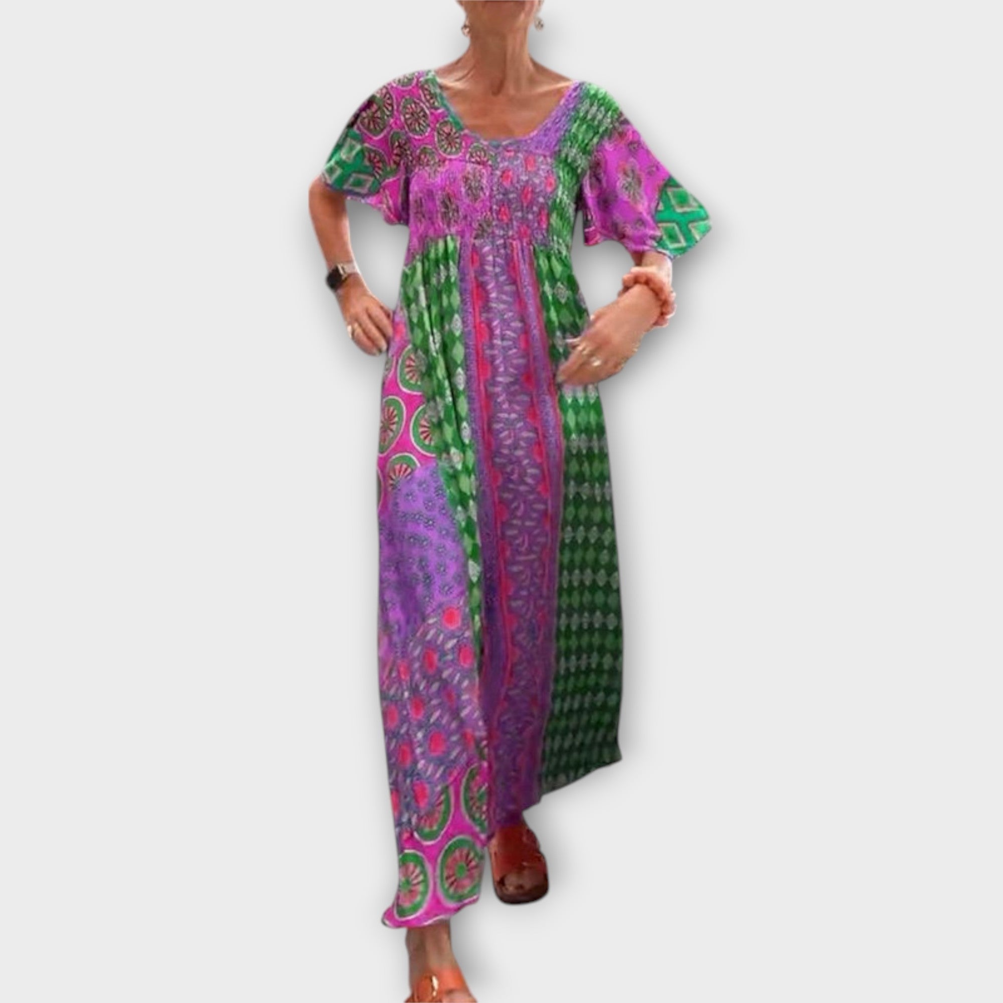 Melania - Vibrant Boho Dress