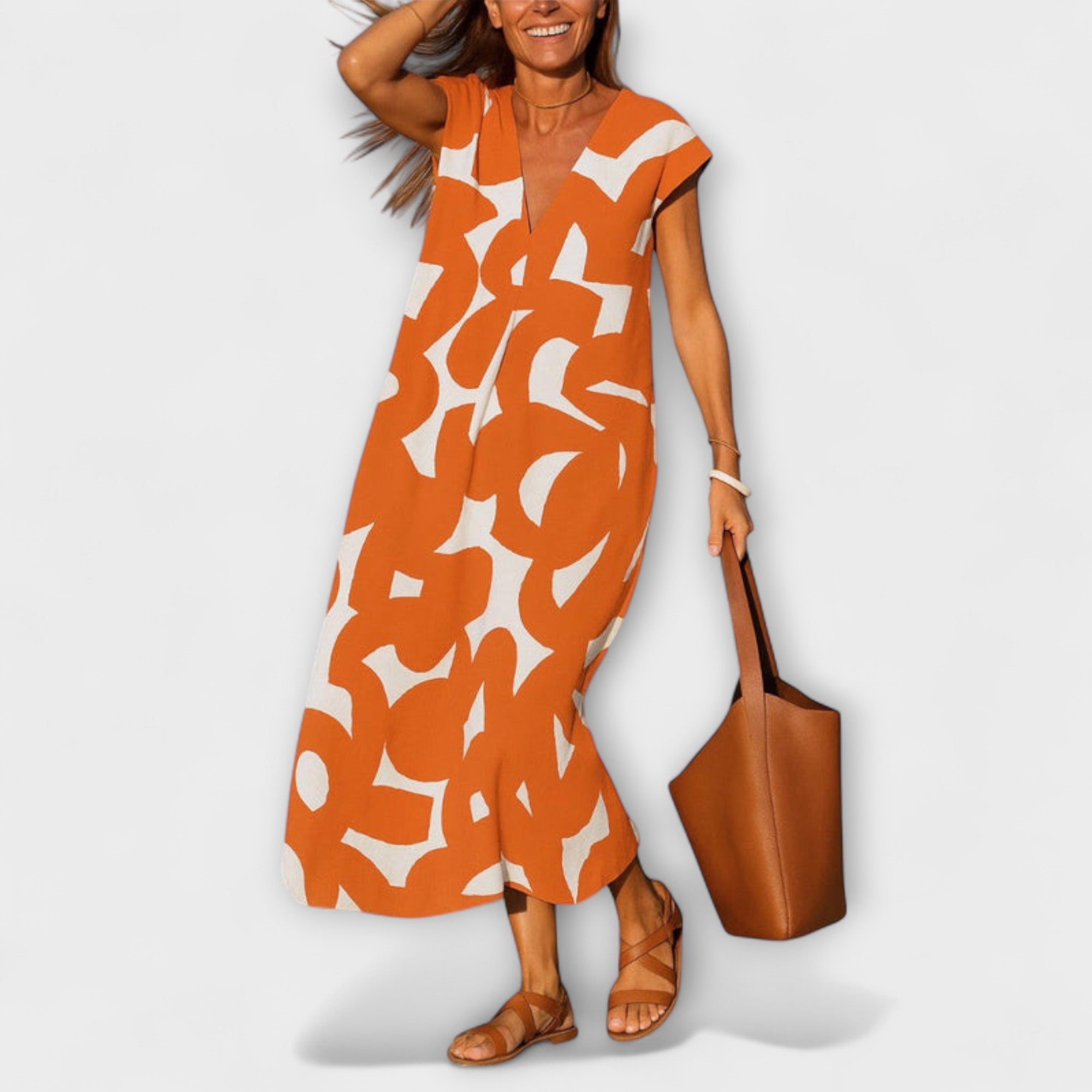 Linae – Lightweight Dress with V-Neck