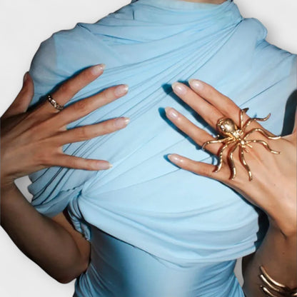 Long Dress with Turtleneck