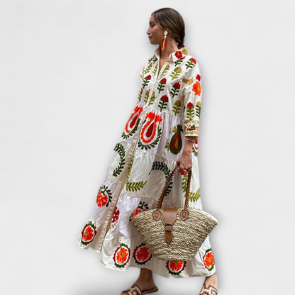 Diona - Graceful Floral Dress