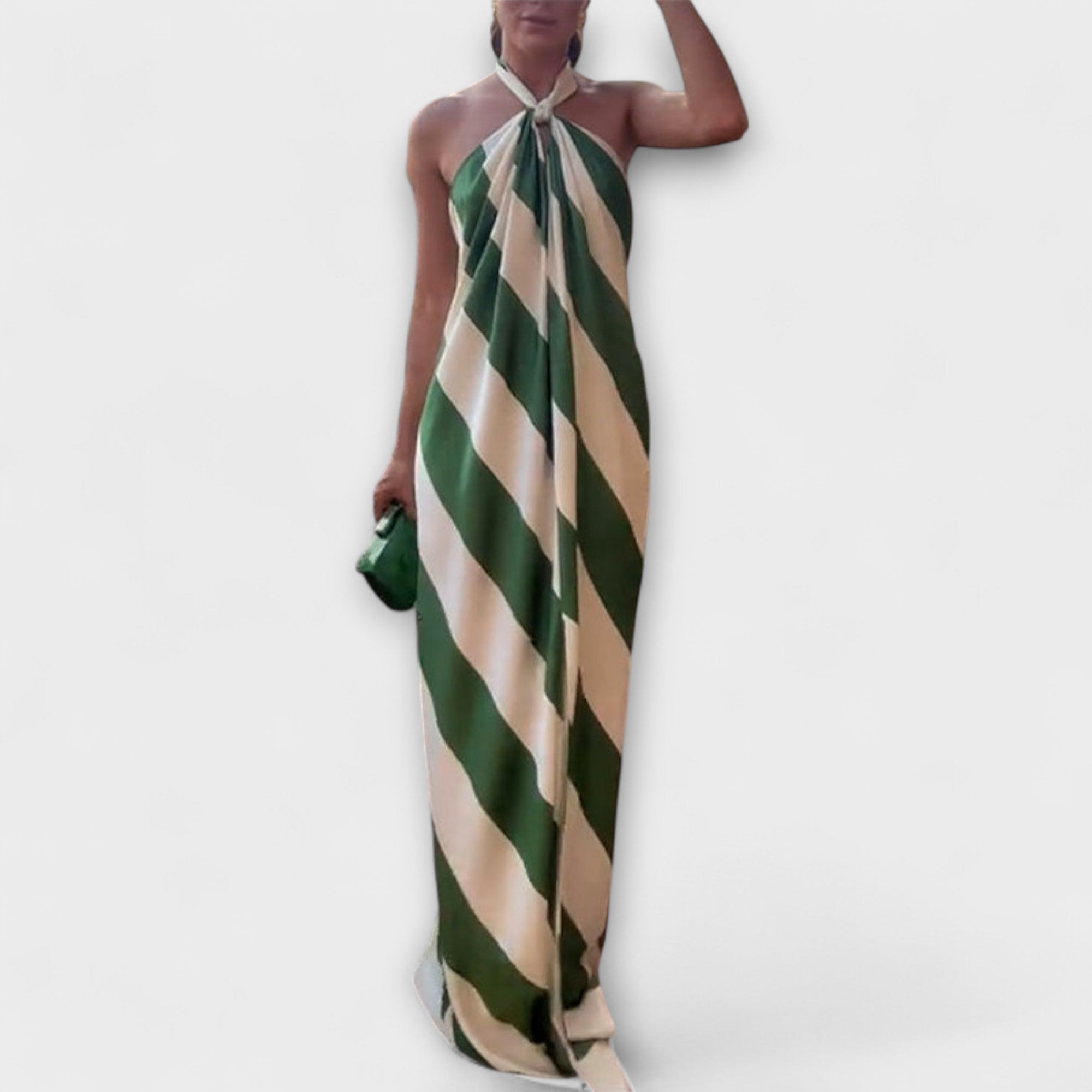 Marlowe - Striped Sleeveless Maxi Dress