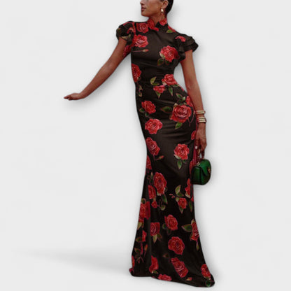 Luna - Maxi Dress with Floral Pattern