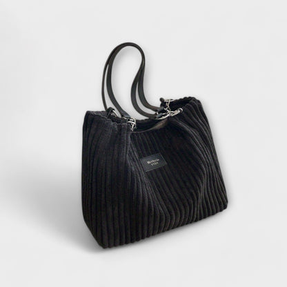 Aurellia. - Soft Cord Shoulder Bag