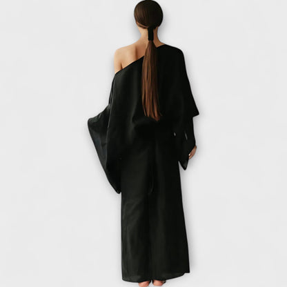 Dana - Kimono Dress Made of Linen and Cotton