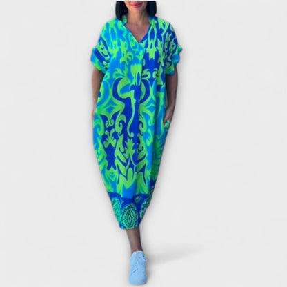 Elena - Elegant Floral Dress