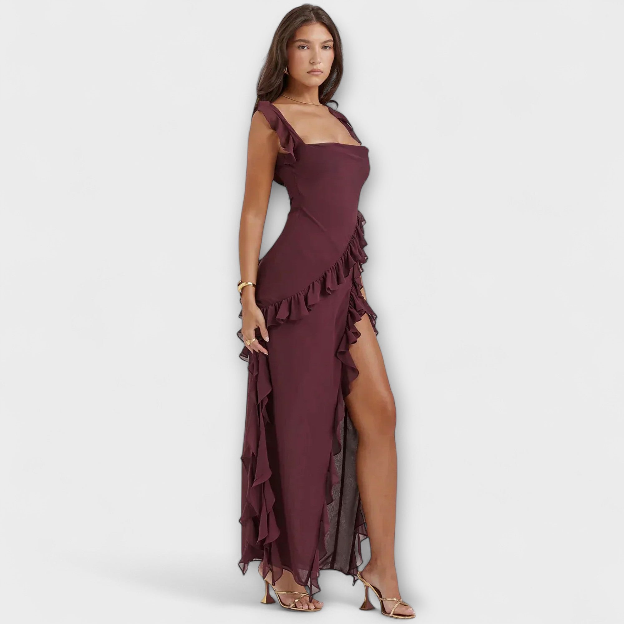Lara - Stylish Maxi Dress with Slit